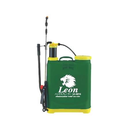 789 Shoponline ถังพ้นยา เครื่องพ่นยาแบบคันโยก LEON LE-AB16 16 ลิตร สีเขียว-สีเหลือง กระบอกพ่นปุ๋ย