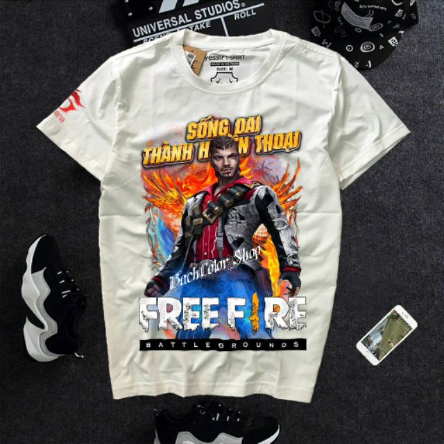 เสื้อยืด Freefire ดีไซน์ G15