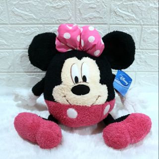 ตุ๊กตา มินนี่เม้าส์ตัวกลม ลิขสิทธิ์แท้ DISNEY [Minnie Mouse]