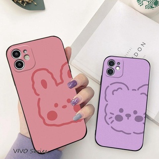 เคสโทรศัพท์มือถือแบบนิ่มเนื้อด้านสําหรับ VIVO Y1S Y11 Y12 Y12i Y12S Y15 Y17 Y19 Y20 Y20i Y20S Y53 Y55 Y67 Y71 Y71i Y81 Y81i Y85 Y91 Y91C Y93 Y95 Y30 Y50 Y31 Y51 2020 V5 V5S V9 CS-5