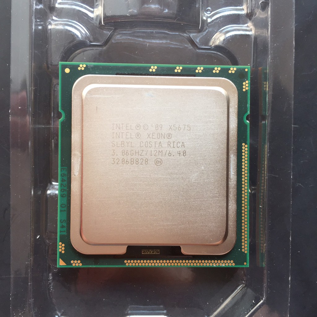 CPU intel xeon X5675 (6c/12t) turbo 3.46 GHz