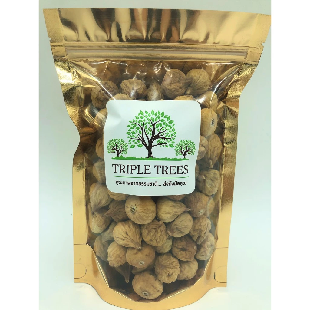 ลูกฟิกซ์ มะเดื่อฝรั่ง (Fig) เกรด A Dried Figs By Triple Trees