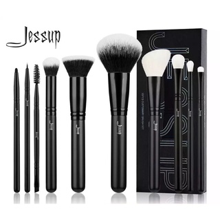 Jessup 10pcs Customary Makeup Brushes Set T323