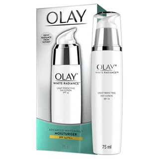 Olay White Radiance Llight Perfecting Day Lotion SPF24 PA++ โอเลย์ ไวท์เรเดียนซ์ ไลท์ เพอร์เฟคติ้ง เดย์โลชั่น 75ml.