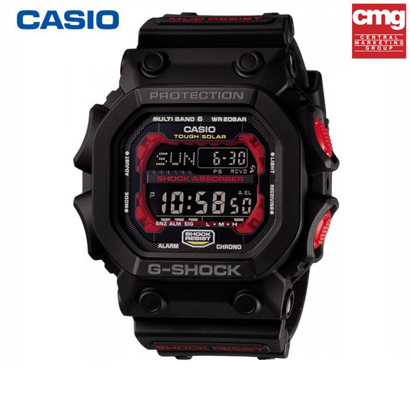ai Casio นาฬิกาชาย G-SHOCK สีดำ sports solar GXW-56-1A ประกัน 1 ปี