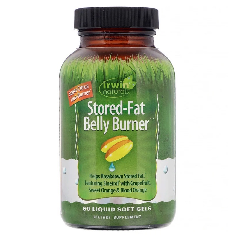 Irwin Naturals, Stored-Fat Belly Burner, 60 Liquid Soft-Gels