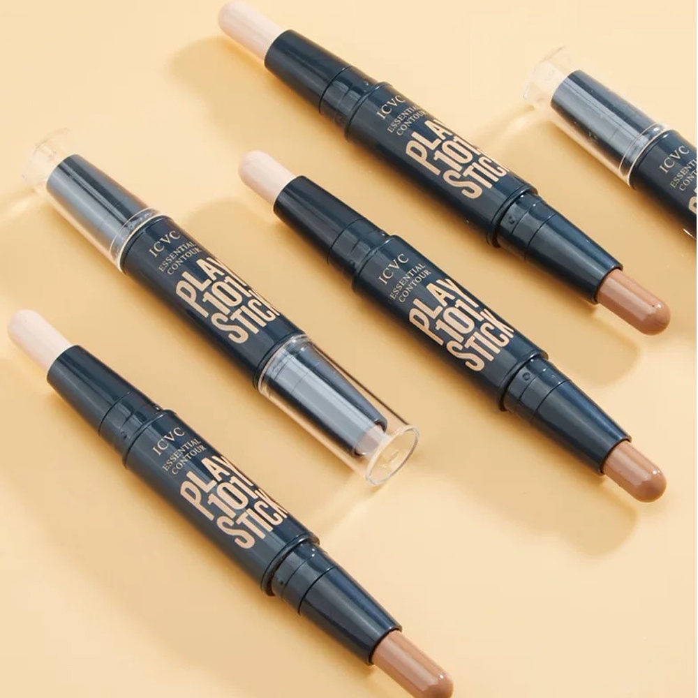 9PN ฮิตสุด ICVC ไฮไลท์ คอนทัวร์ คอนซีลเลอร์ เฉดดิ้งไฮไลท์ 2อิน1คอนทัวร์ สติ๊ก Contour คอนทัวร์หน้า ไ