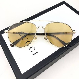 แว่นตากุชชี่ แท้ มือ1 GUCCI GG0388SA 004 Sunglasses  อุปกรณ์พร้อมใบเสร็จ