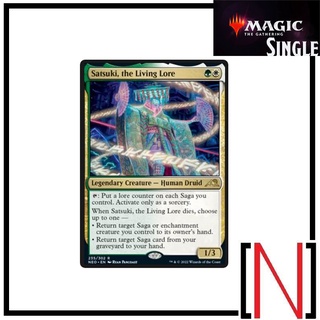 [MTG][Single][NEO] Satsuki, the Living Lore ระดับ Rare [ภาษาอังกฤษ]