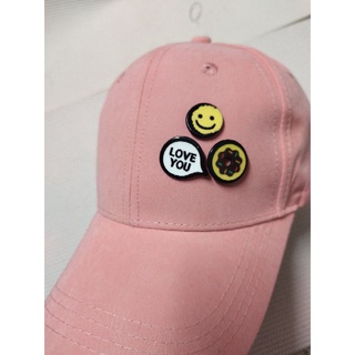 🧢🧢หมวกแฟชั่น🧢🧢น่ารักสวยย🧢🧢สีชมพูโอรส