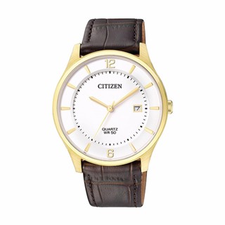 Citizen Analog White Dial นาฬิกาข้อมือผู้ชาย BD0043-08B