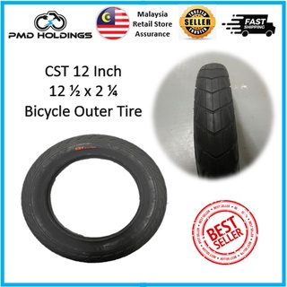 Cst ยางนอก 12 นิ้ว 12 1/2 X 2 1/4 สําหรับสกูตเตอร์ไฟฟ้า DYU Fiido Ebike 12 นิ้ว 12.5 นิ้ว AM GT GTR