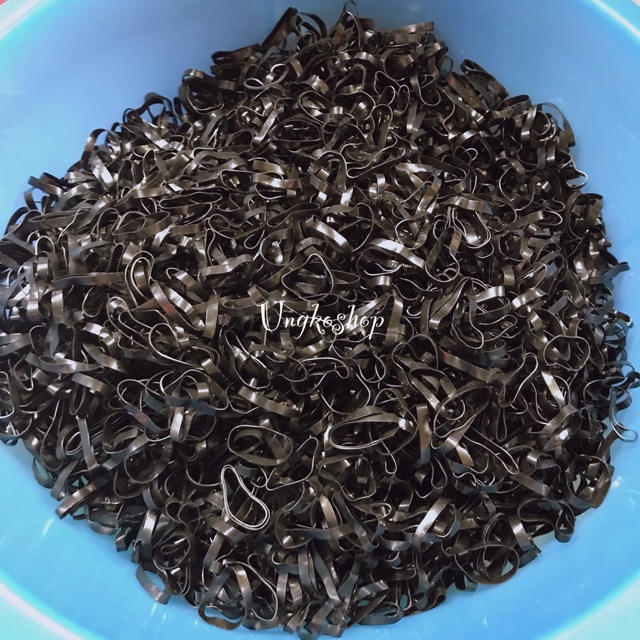 หนังยางนักเรียน หนังยางมัดผม สีดำน้ำตาลหลากสี พร้อมส่งจากไทย