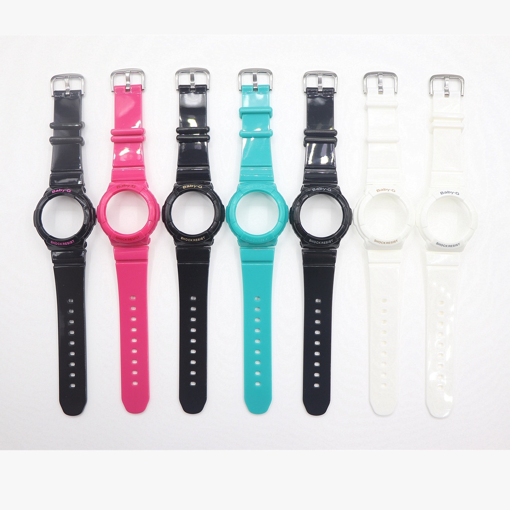 นาฬิกาสําหรับ BABY-G BGA-130 131 BGA132 BGA-160 BGA-161 series สายนาฬิกาเข ็ มขัดสายรัดข ้ อมือพร ้ 