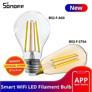 B02-F A60/ST64 หลอดไฟ E27 Smart Wi-Fi LED ควบคุมผ่าน สวิทช์ | มือถือ | รีโมท | Sensor | เสียง ผ่าน A