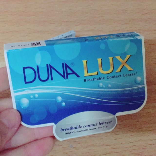 Duna Lux รุ่นรายเดือน สายตาสั้น  - 550 จำนวน 5 ข้าง