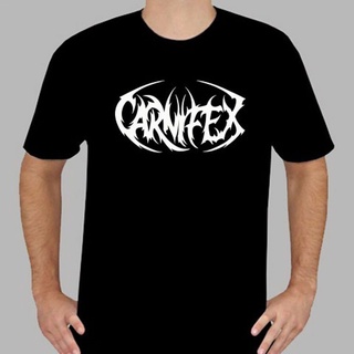 ผ้าฝ้ายแท้เสื้อยืด พิมพ์ลายโลโก้วงร็อค Carnifex Death Metal อเนกประสงค์ DIY 2022S-4XL