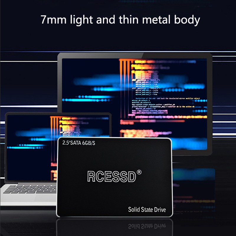 RCESSD SSD 2.5 SATA3.0 1TB HDD High Speed Internal Solid State Hard ...