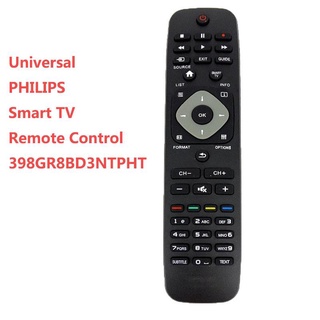 รีโมตคอนโทรลทีวี ภาษาอังกฤษ สําหรับ Philips UA 398GR8BD3NTPHT