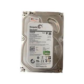 HDD (ฮาร์ดดิส) SEAGATE BARRACUDA 2000GB ฮาร์ดดิสก์ความจุ 2000GB เทียบเท่า 2TB สามารถใช้ได้ทุกเมนบอร์ดที่มี SATA III เป็นที่เก็บข้อมูลแบบพื้นฐาน  สินค้ามือสอง มีประกันให้ ไม่มีกล่อง สินค้าพร้อมใช้งาน ⚡