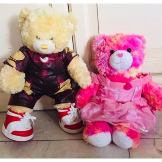 ตุ๊กตา Build a bear 2ตัว พร้อมเสื้อผ้ารองเท้า น่ารักมากๆ🤗🎉 Iron man and Alora Princess 🌺 ส่งฟรี