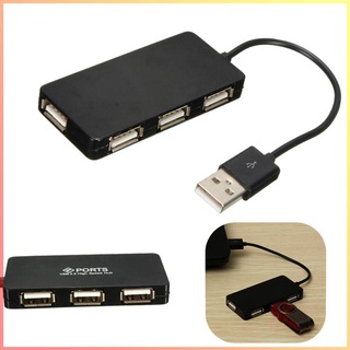 *DOM- USB 2.0 ฮับขยายความเร็วสูง 4 พอร์ต สำหรับ  PC Laptop