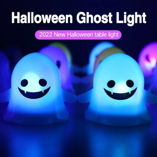 [Halloween Products] โคมไฟ LED รูปผี เปลี่ยนสีได้ หลากสีสัน สําหรับแขวนตกแต่งปาร์ตี้ฮาโลวีน ในร่ม กลางแจ้ง