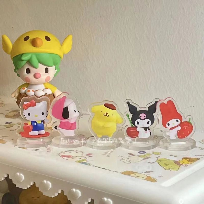 พร้อมส่ง! โมเดลฟิกเกอร์อะคริลิค sanrio ตั้งโต๊ะ ฟิกเกอร์อนิเมะ สแตนดี้ลายการ์ตูนน่ารัก mini stand Sanrio
