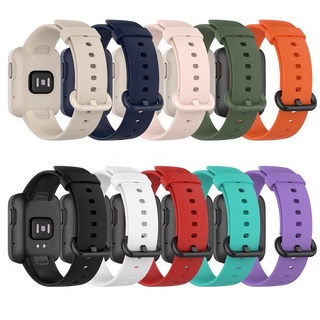 สายนาฬิกาข้อมือยาง สําหรับ Xiaomi Mi Watch 1 2 Lite Global Version Smart Watch Band Sport Bracelet Wristband for Redmi Watch 1 2 Correa