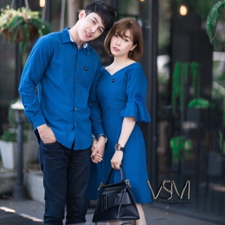 Set เดรสเข้ารูป ต่อกระโปรงเคิฟ