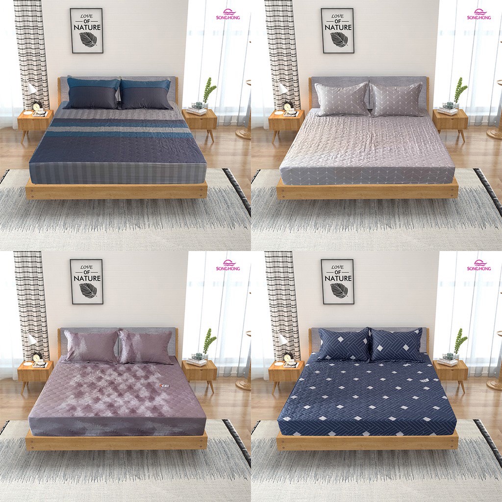 Song Hong ชุดผ้าปูที่นอนผ้านวม 1.5*1.9