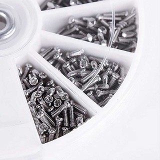 LDF✌✌600pcs Set Small 12 Kinds of Screw Nuts Electronics Assortment Kit M1 M1.2 M1.4