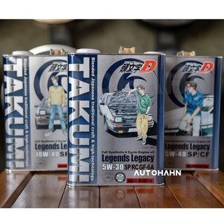 น้ำมันเครื่อง Takumi Motor Oil x Initial-D 5W-30, 5W-40, 10W-40 API SP 4L Made in Japan