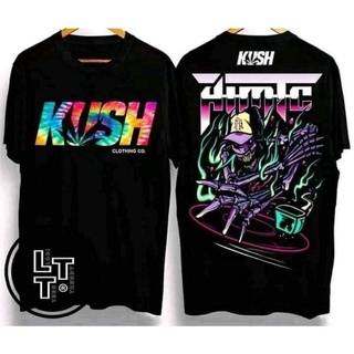 เสื้อคู่รัก - ☁♨ผู้ชายเสื้อยืดผ้า Tshirt A4 ขนาดพิมพ์ Kush / สีด้านหน้า &amp; การออกแบบด้านหลังสําหรับผ