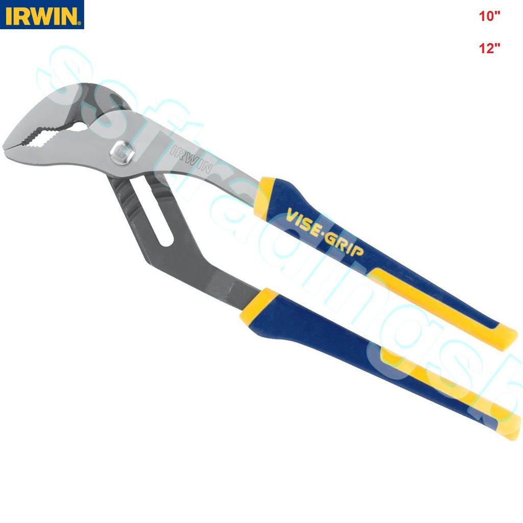 IRWIN 10" / 12" GROOVE JOINT PLIERS / IRWIN PLUBING / IRWIN 207810 207812 GROOVE JOINT PLIERS