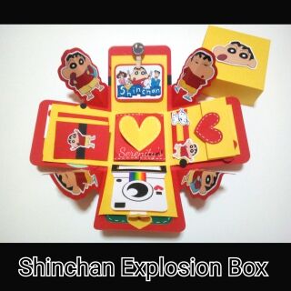 🎉🎁 Shinchan Explosion Box กล่องระเบิด ชินจัง กล่องของขวัญ ลูกเล่นเยอะ  🎁