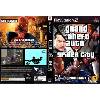 แผ่นเกมส์ PS2 Grand Theft Auto SA Spider City   คุณภาพ ส่งไว (DVD)