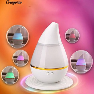 Gregorio มินิ USB ความชื้นอากาศอัลตร้าโซนิคไอน้ำ LED Aroma Vaporiser เครื่องฟอกอากาศ