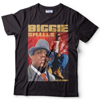 เสื้อยืดลาย Biggie smalls cotton100 Gildan usa