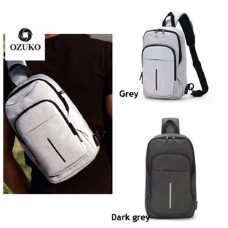 OZUKO CHEST BAG Men Crossbody Bag Code:B2D080665 แบรนด์แท้ 100% งาน Outlet