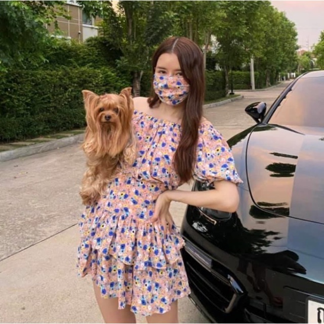 FLAT2112 FT584 : HONEY PIE DRESS ไชร้S