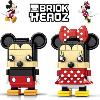 เลโก้จีน Disney Mickey Minnie Mouse nanoblockตัวต่อ นาโน  มิกกี้และมินนี่เมาส์ แบบเฟ เลโก้นาโน ตัวต่อเลโก้ ตัวต่อนาโน