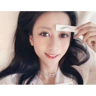 eyebrow tattoo sticker waterproof 4D สติกเกอร์คิ้วกันน้ำ 4มิติ สติกเกอร์คิ้ว กันน้ำ