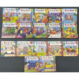 หนังสือชุด Bizzy Bear 17 เล่ม Board Book หนังสือภาษาอังกฤษ มีลูกเล่น สำหรับเด็กวัยหัดเดิน toddler พร้อมส่ง