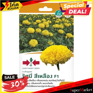 เมล็ดพันธุ์ดาวเรือง F1 รัศมี สีเหลือง เมล็ดพันธุ์ MARIGOLD SEED EAST-WEST SEED RASSAMI F1 ต้นไม้และเมล็ดพันธุ์