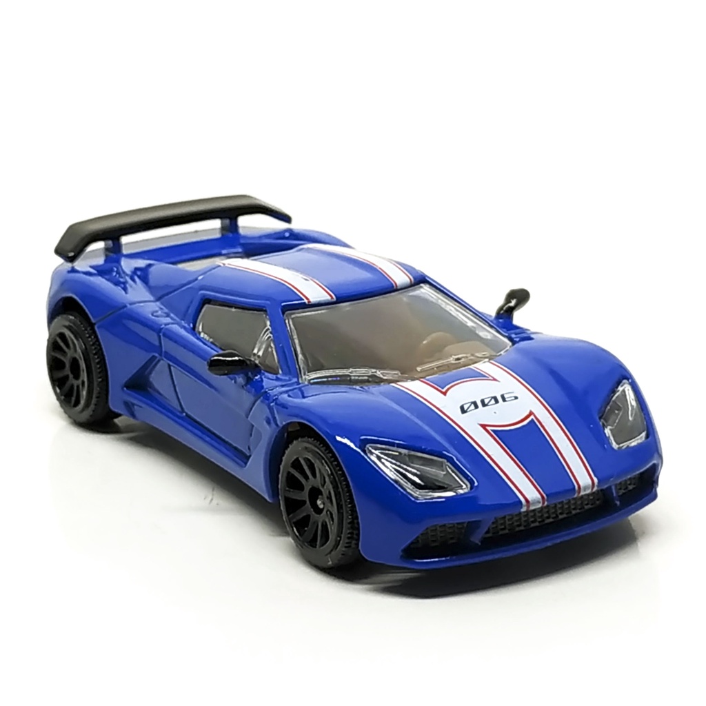 Majorette Akylone Concept 006 - Brown Seat - Blue Color /Wheels 5UB /scale 1/68 (3 inches) no Packag