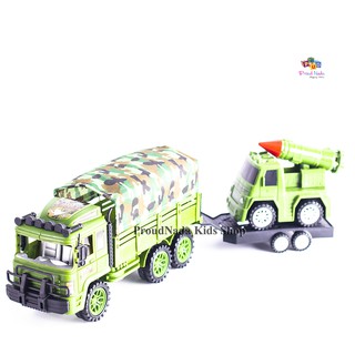 ProudNada Toys ของเล่นเด็ก รถทหาร รถพ่วงจรวดมิดไซด์ HENGJIANXING TOYS FORCE SUPER MILITARY NO.2588C