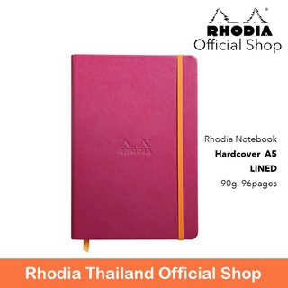 Rhodiarama : Notebook Hardcover - A5 Raspberry (7524)Lined สมุดจดบันทึกจากฝรั่งเศส นำเข้าโดย Rhodia Thailand