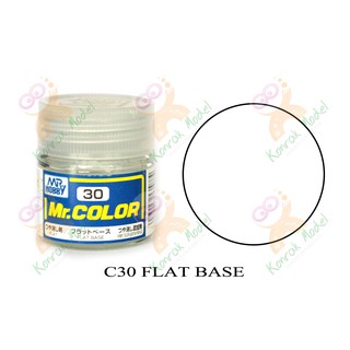 สีสูตรทินเนอร์ Mr.hobby Mr.color C30 Flat Base Standard 10ml