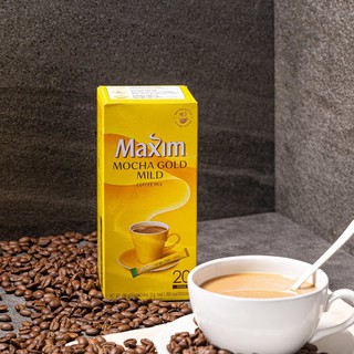 พร้อมส่ง 맥심모카골드 กาแฟมอคค่าสำเร็จรูป Maxim Mocha Gold 1กล่อง/20ซอง